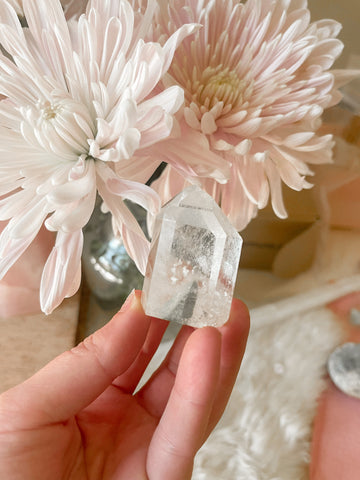 Inner Clarity x Emotional Healing x Manifestation| Chlorite x Clear Quartz Point