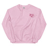 Spiritual Hot Mom Club Crewneck | Pink Font