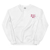 Spiritual Hot Mom Club Crewneck | Pink Font